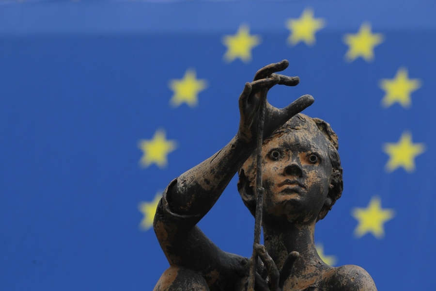 Statuie în fața Comisiei Europene din Bruxelles