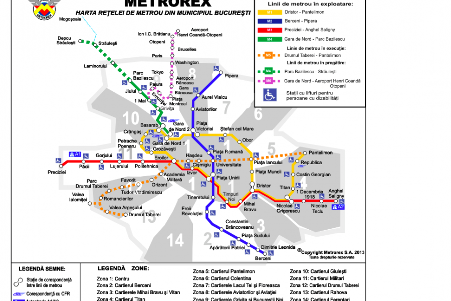 Harta Metrorex
