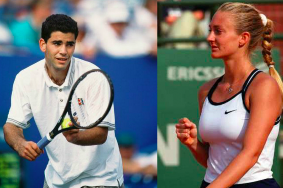 Mary Pierce și Pete Sampras