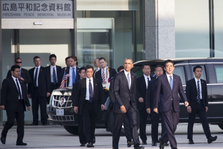 Barack Obama la Hiroshima