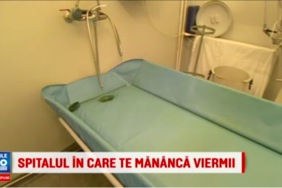 Spitalul în care de mănâncă viermii
