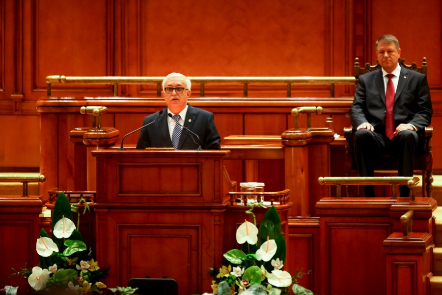 Augustin Zegrean și Klaus Iohannis