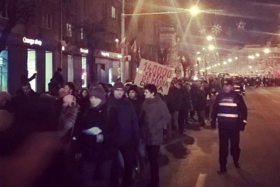 protest la cluj