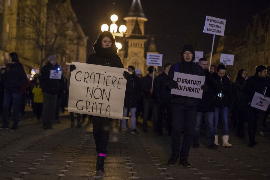 Timisoara - proteste anti gratiere