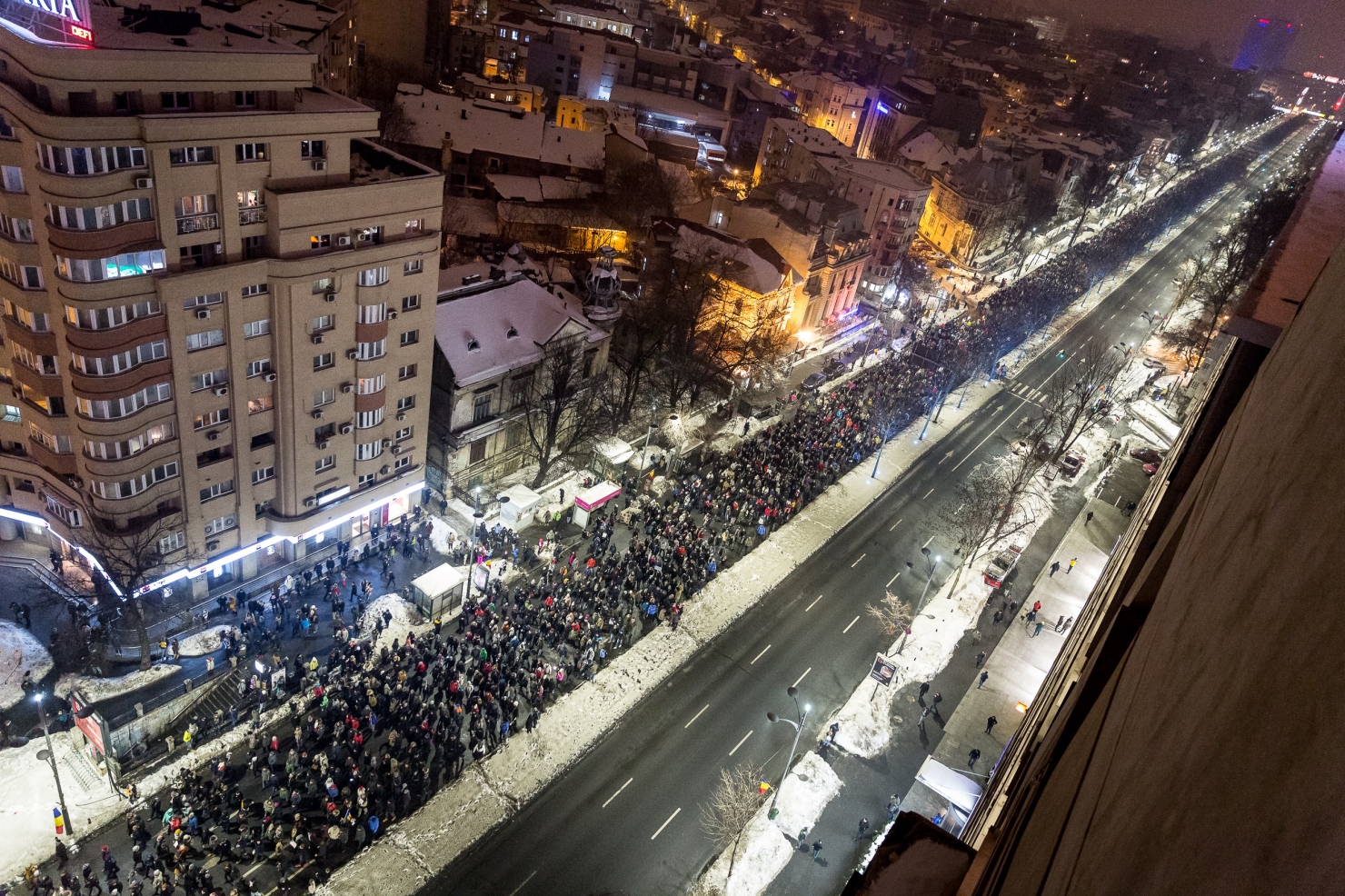 30.000 de protestatari în București