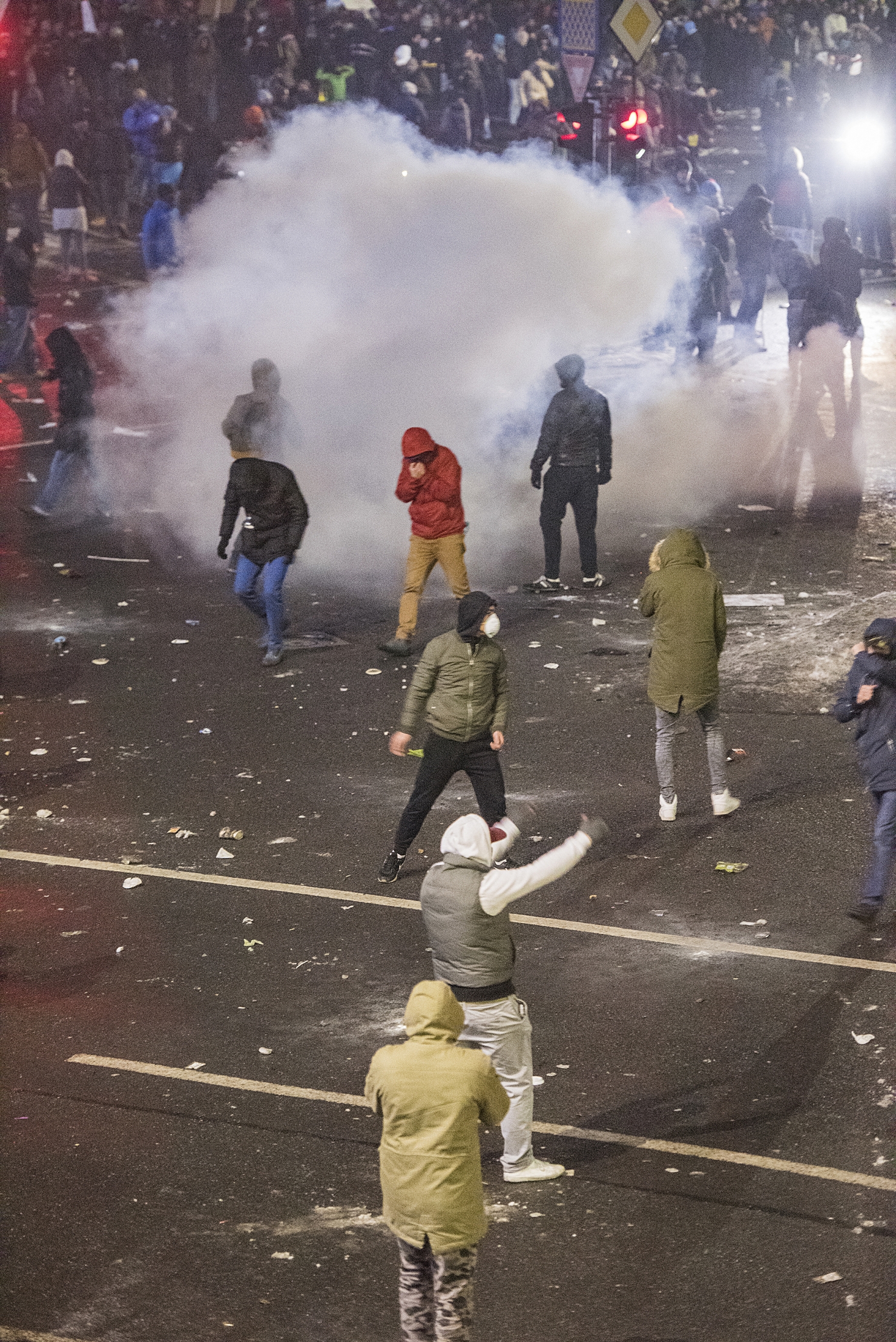 Violențe la protestul din 1 februarie