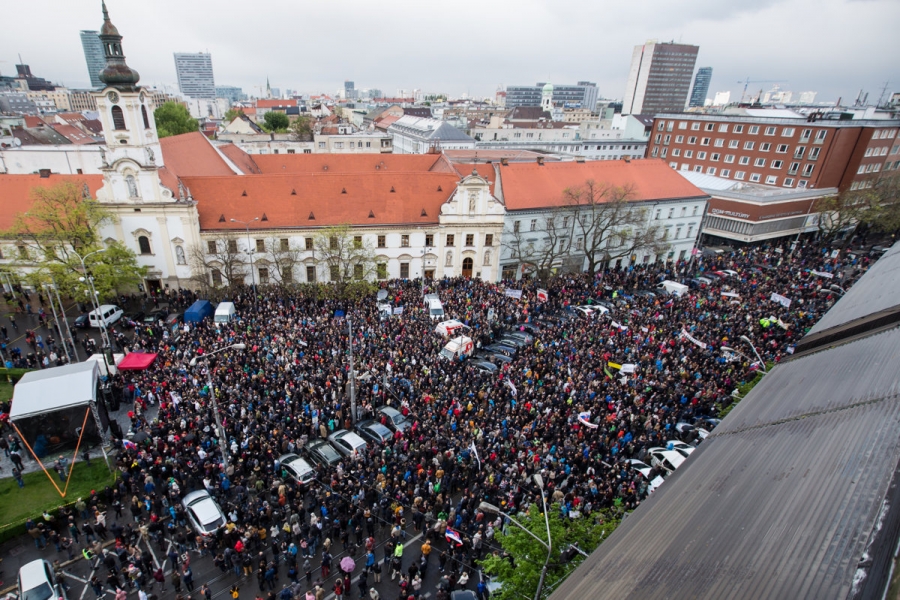 Proteste Slovacia