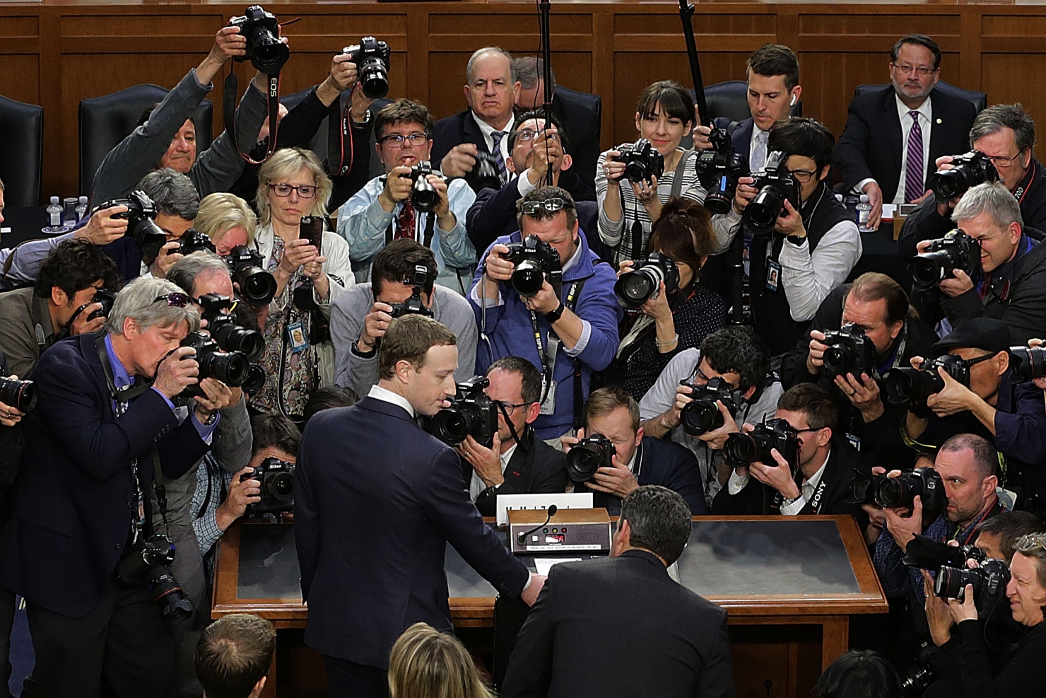 Mark Zuckerberg audiat