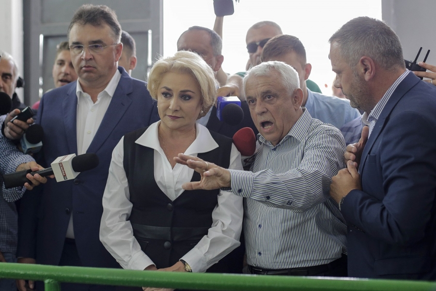 Dăncilă protest