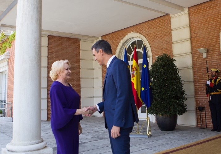 Dăncilă la Madrid