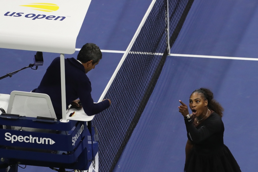 Serena Williams furioasă