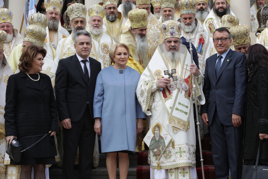 Premierul Viorica Dăncilă la Patriarhia Română