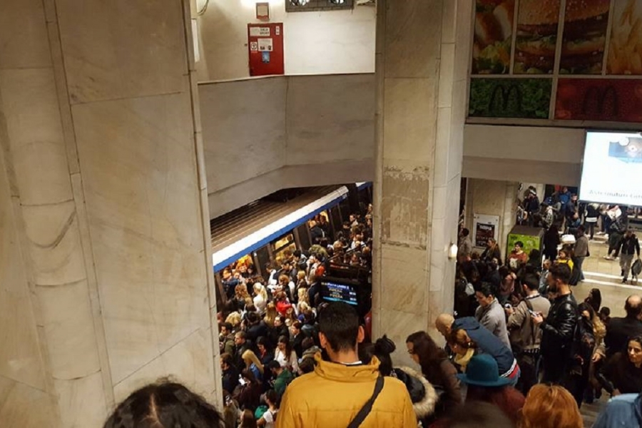 metrou - aglomerație - sursa FB/Balaș Andrei