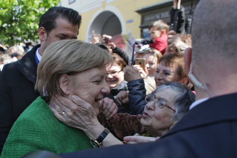 Angela Merkel - Sibiu - Octav GAnea