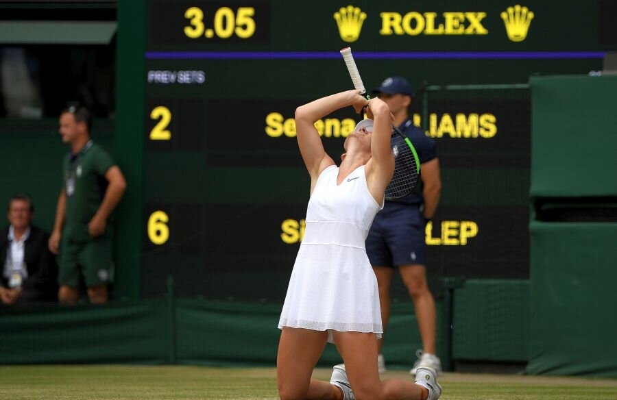 Simona Halep câștigă Wimbledon-ul