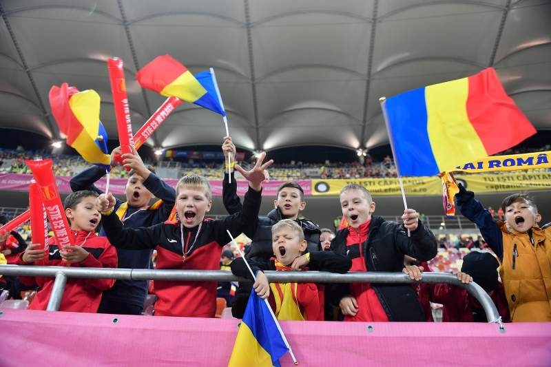 Tribunele Arenei Naționale la meciul România-Norvegia
