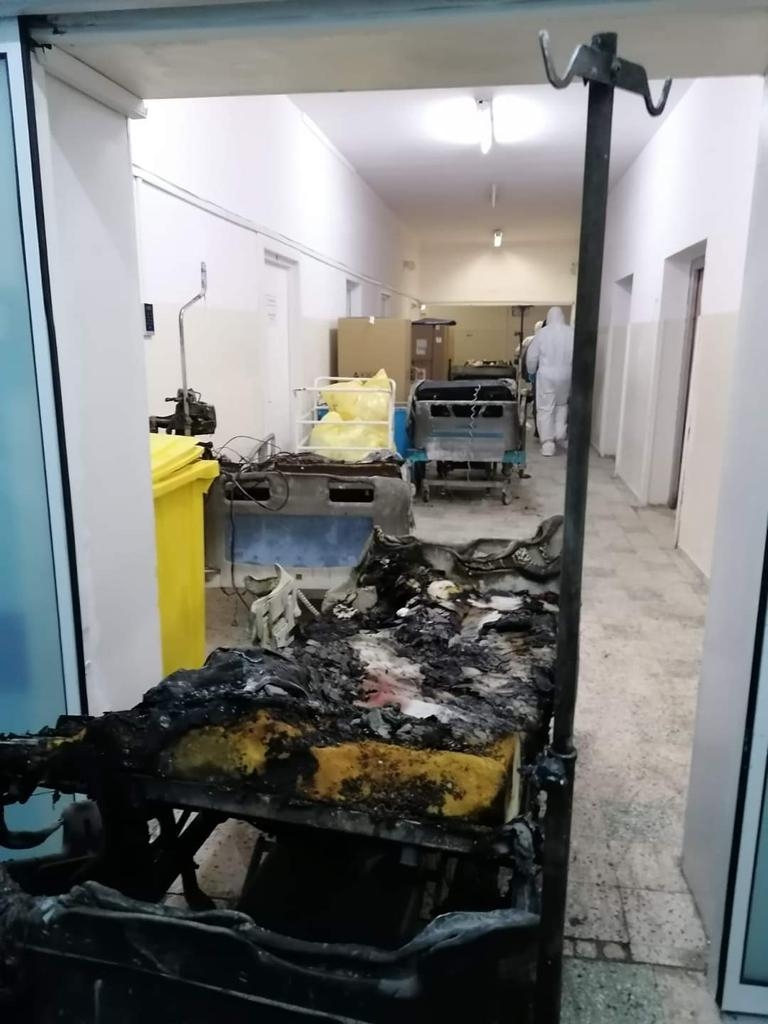 Incendiu Spital Piatra Neamt - sursa Exploziv TV Neamț