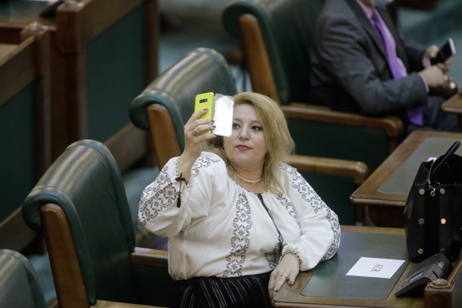 Diana Sosoaca in Parlament