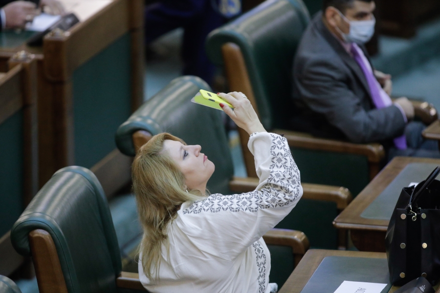 Diana Sosoaca in Parlament