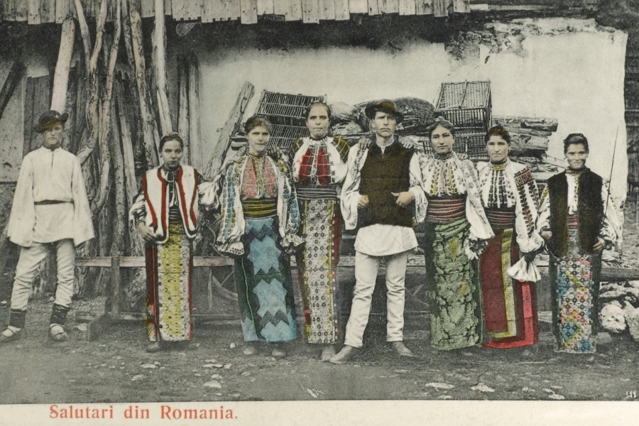 Țărani români 1900