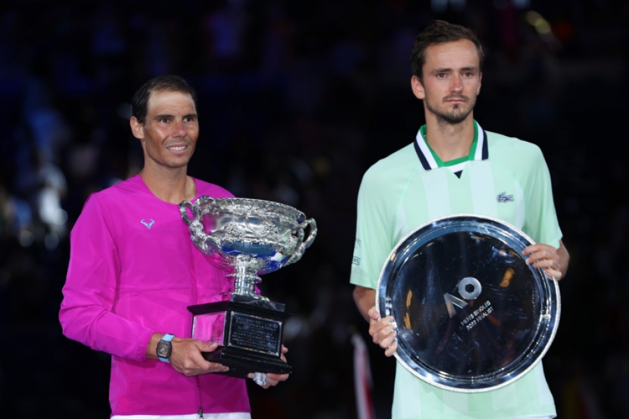 Rafael Nadal și Daniil Medvedev