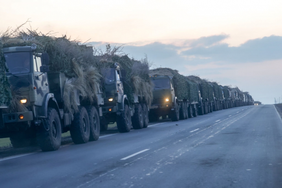 Convoi militar rusesc
