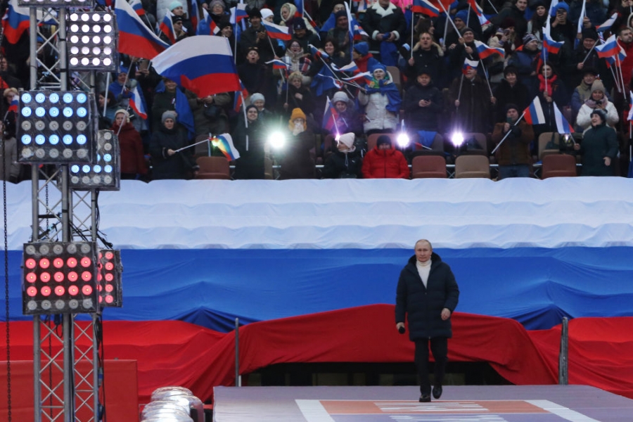 V Putin pe scena