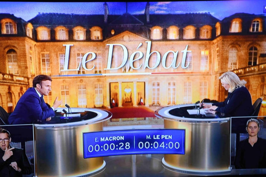 Dezbatere Macron-Le Pen