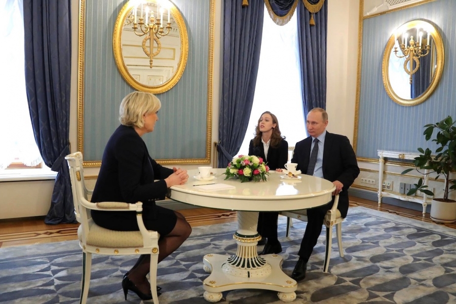 Marine le Pen - Vladimir Putin