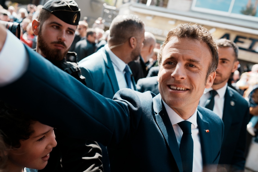 Emmanuel Macron - 24 aprilie