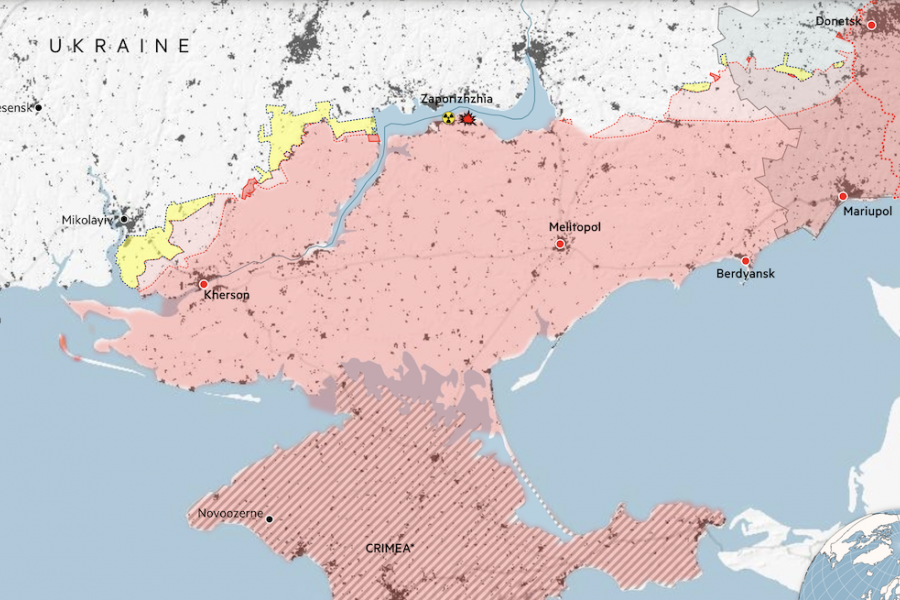 Harta războiului Ucraina