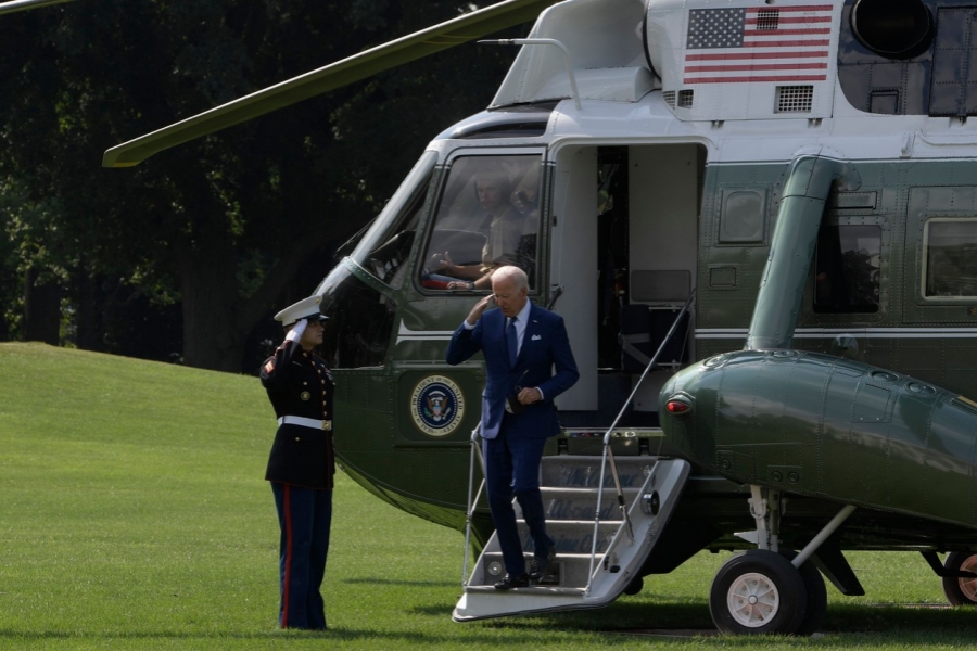 Joe Biden - elicopter