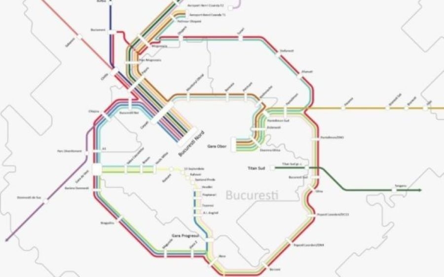 Harta tren metropolitan