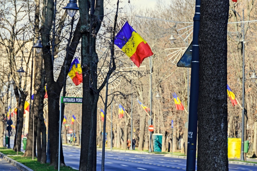 drapelul României.