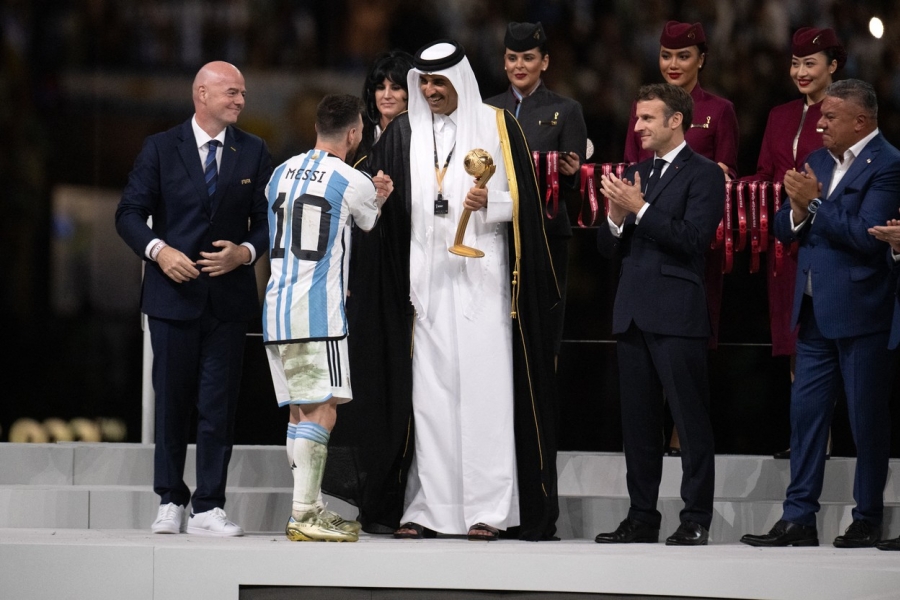 Lionel Messi, felicitat de emirul Qatarului, șeicul Tamim bin Hamad al-Thani