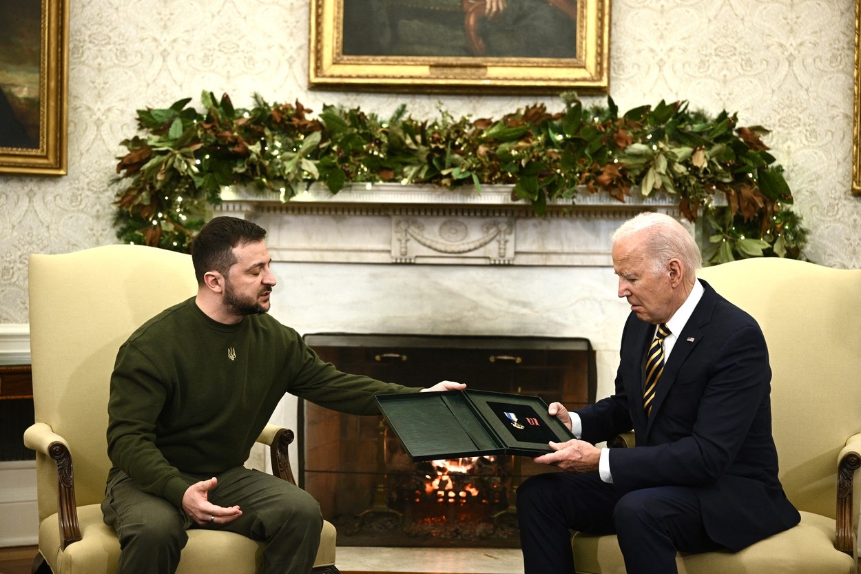 Volodimir Zelenski si Joe Biden