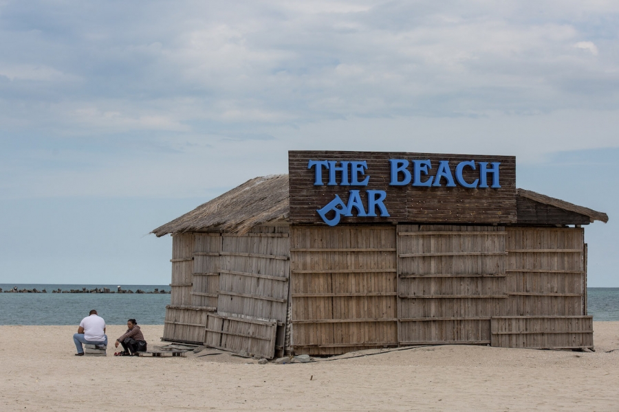 The beach bar
