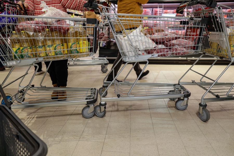 Aglomerație supermarket