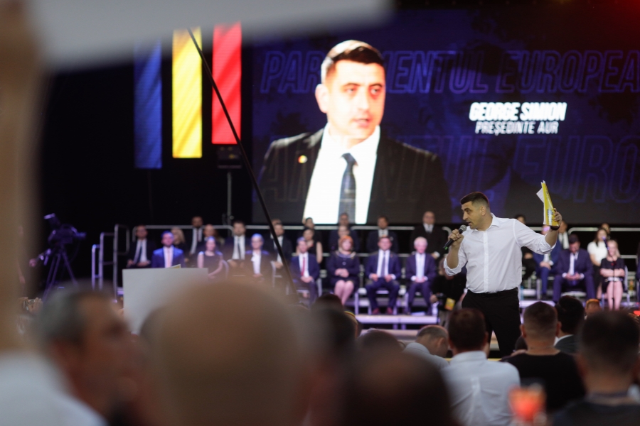 George Simion la lansarea candidaților pentru europarlamentare