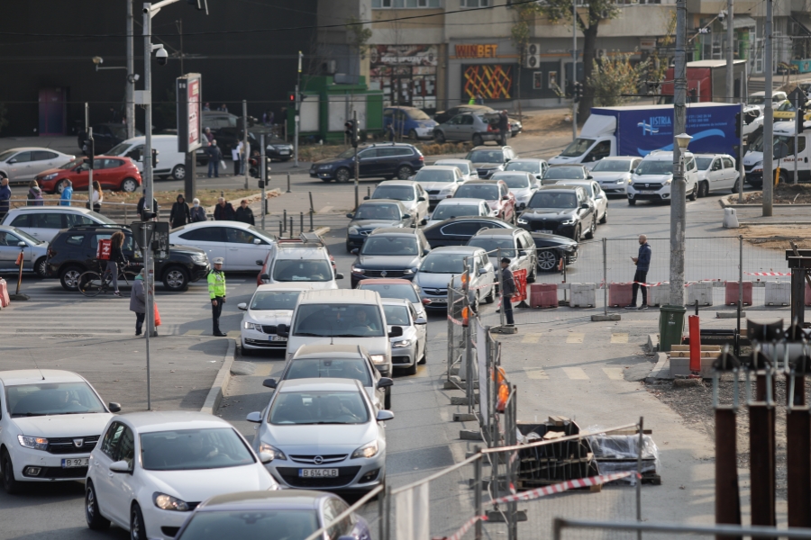 Trafic aglomerat în București