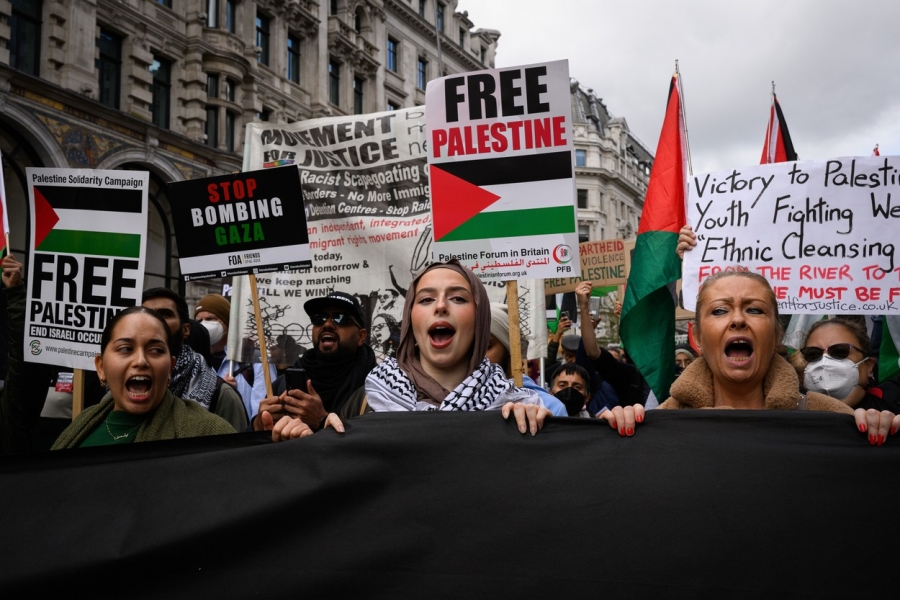 Miting pro-Palestina, Londra