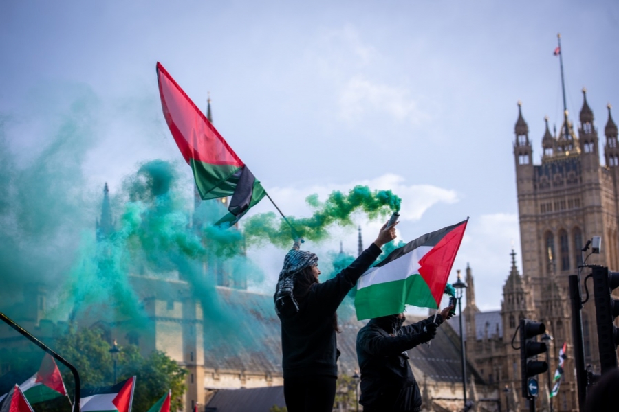 Miting pro-Palestina. Londra