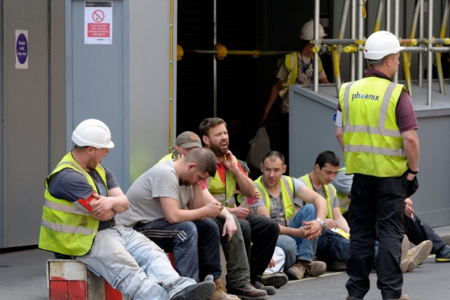 Muncitori construcții UK