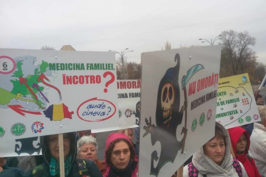 medicina de familie - protest 2017
