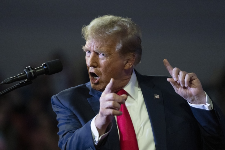 Donald Trump la un miting electoral. Foto: Manuel Balce Ceneta / AP / Profimedia