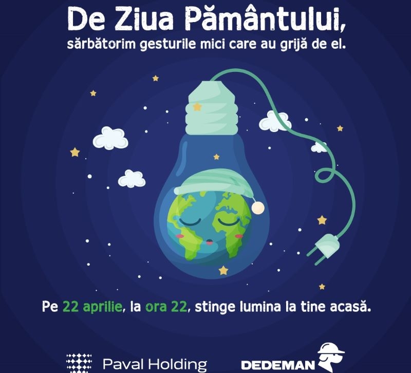 Dedeman lansează o campanie specială de conștientizare dedicată Zilei Pământului 