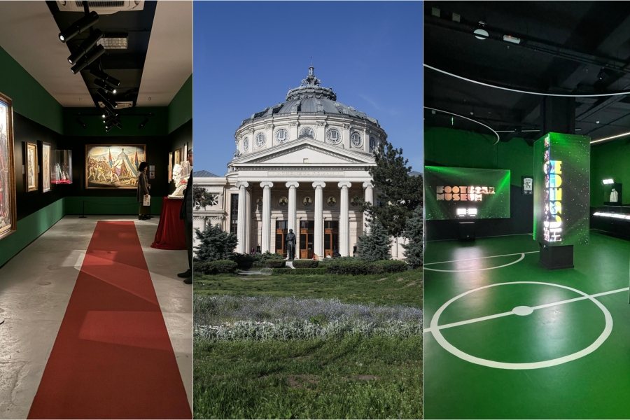 Colaj cu locuri interesante care pot fi vizitate în Noaptea Muzeelor. Foto: Republica.ro & Inquam Photos / Octav Ganea