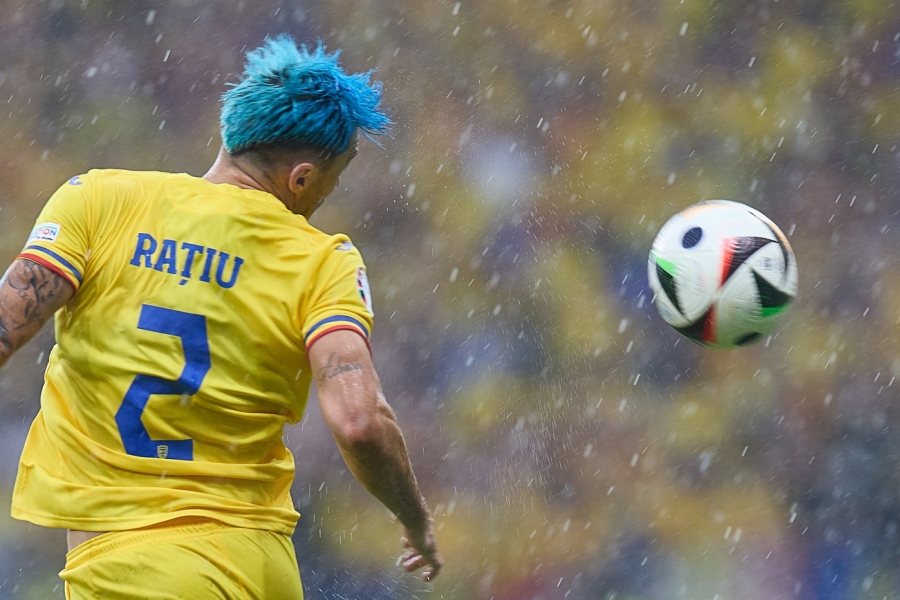 Andrei Rațiu la Euro 2024. Foto: Meng Dingbo / Xinhua News / Profimedia