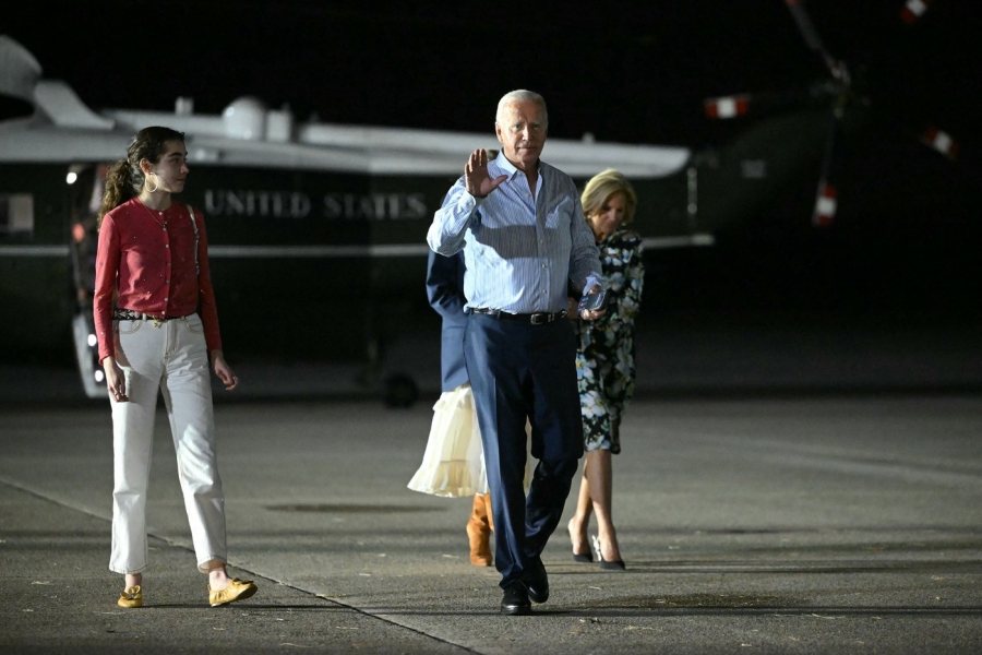 Joe Biden la Camp David. Foto: Mandel NGAN / AFP / Profimedia