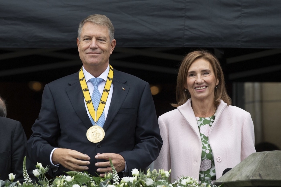 Klaus Iohannis medaliat